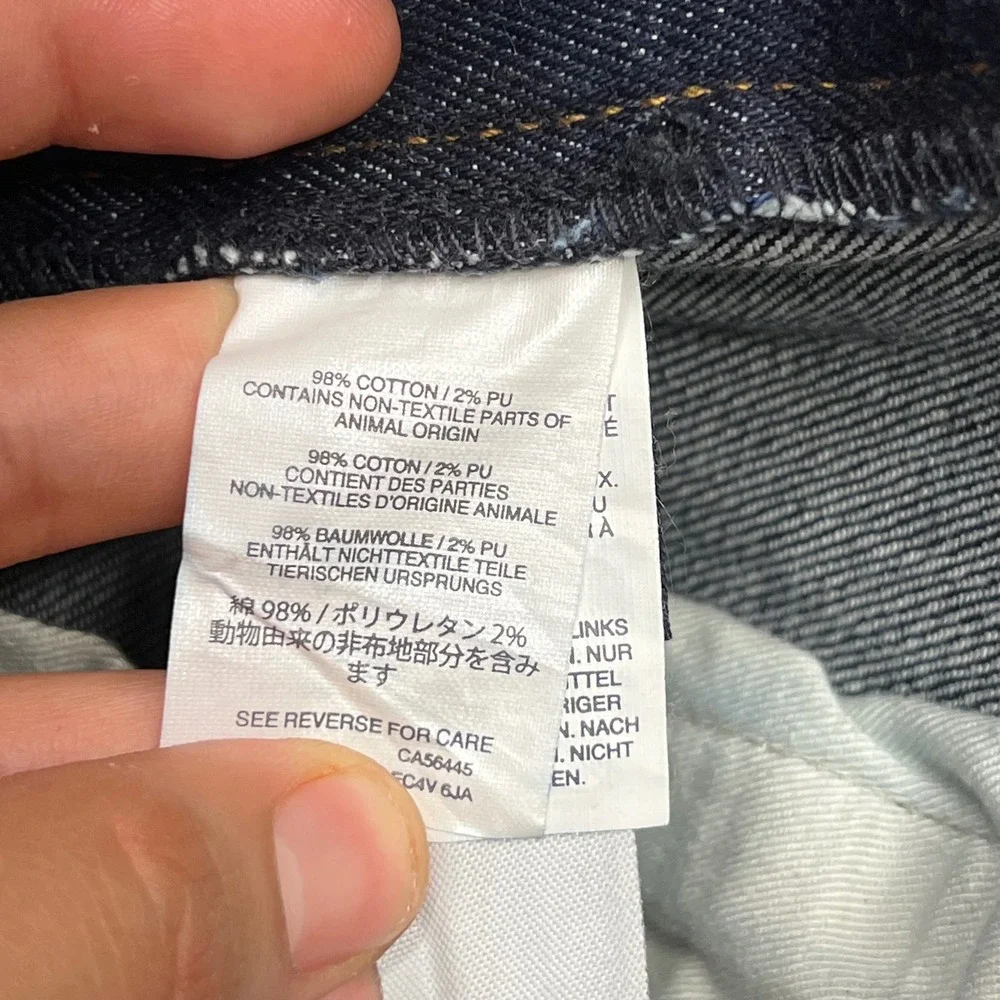 J.Crew‎ 484 Extra Slim Fit Jeans Mens 32x32 Dark Indigo Blue Denim 1260